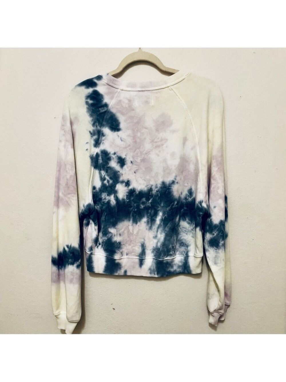 American Eagle Tie-Dye Sweatshirt XS Blue Purple Yellow - Picture 6 of 9